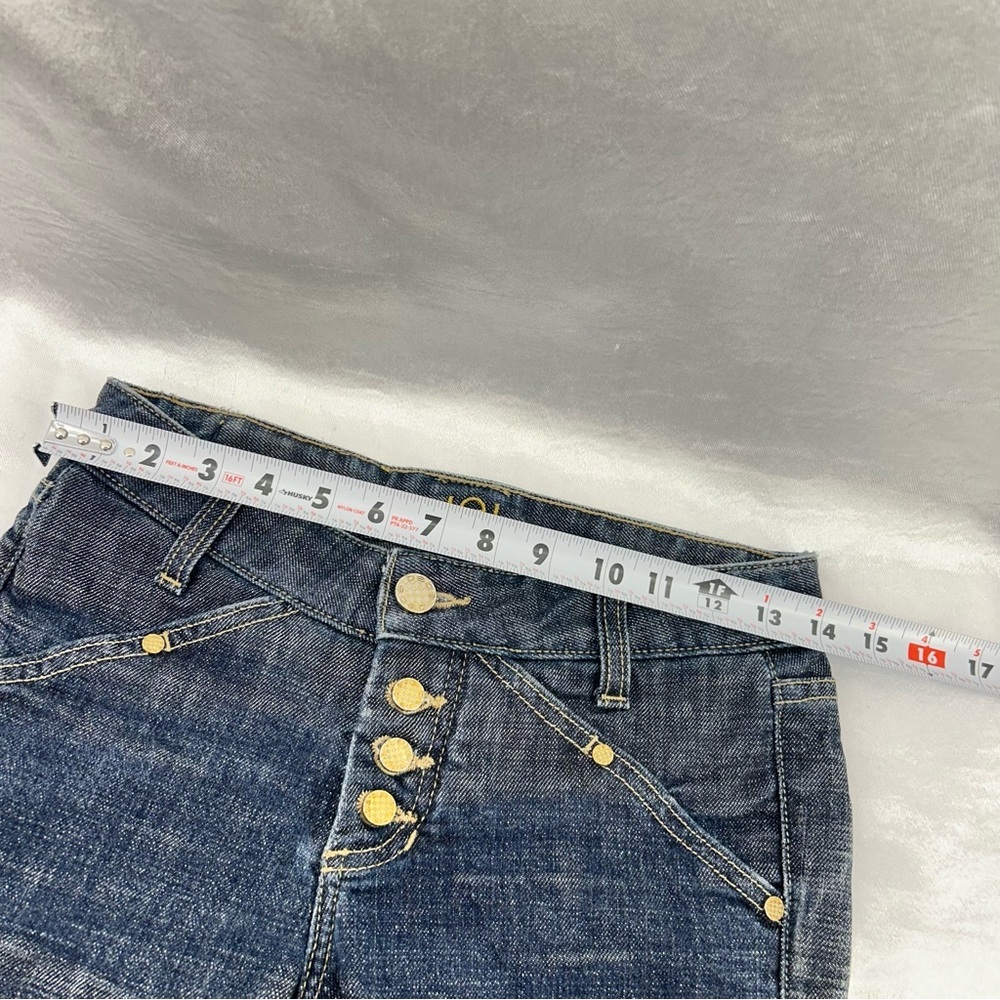 Bebe Vintage Low Rise Blue Jeans Size 27 - Picture 7 of 8
